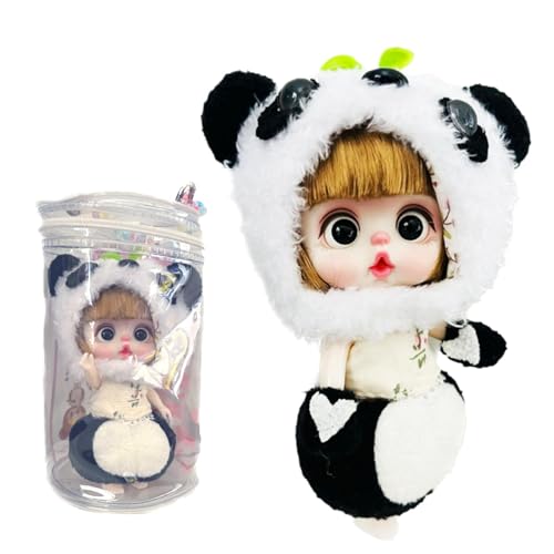 Vibhgtf Modische Puppe, Plüschpuppe, große Augen, mit modischen Schlafanzügen, modische weiche Onesie für Weihnachten, Kinder, Kinder von Vibhgtf
