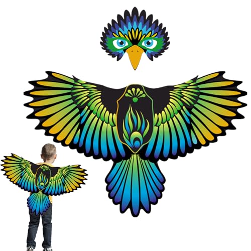 Vibhgtf Papegaaikostuum voor kinderen - Vogelvleugels voor kinderen, cape met vleugels en masker | Kinderen verkleden cosplay, rd kostuumaccessoires voor Halloween, feestversieringen Vibhgtf Papegaaikostuum voor kinderen - Vogelvleugels voor kinderen, cape met vleugels en masker | Kinderen verkleden cosplay, rd kostuumaccessoires voor Halloween, feestversieringen von Vibhgtf