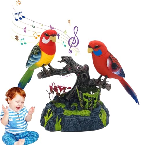 Vibhgtf Parrot sprechend, realistischer Gesang und Quietschender Papagei, sprechender Papagei, Simulation von Papageien, süß, Vögel, wiederholen, was Sie sagen, elektrischer Papagei Soducti Vibhgtf Parrot sprechend, realistischer Gesang und Quietschender Papagei, sprechender Papagei, Simulation von Papageien, süß, Vögel, wiederholen, was Sie sagen, elektrischer Papagei Soducti von Vibhgtf