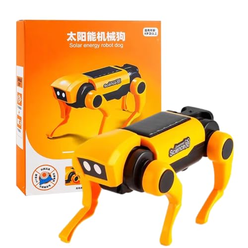 Vibhgtf Roboterwelpe Bauen – Robotertierspiele, Sonnenenergie-Automatisierung | Wissenschaftspakete, Experimentierpaket, Solarenergie-Roboter, Mechanischer Hund, Lernpakete Für Kleinkinder von Vibhgtf