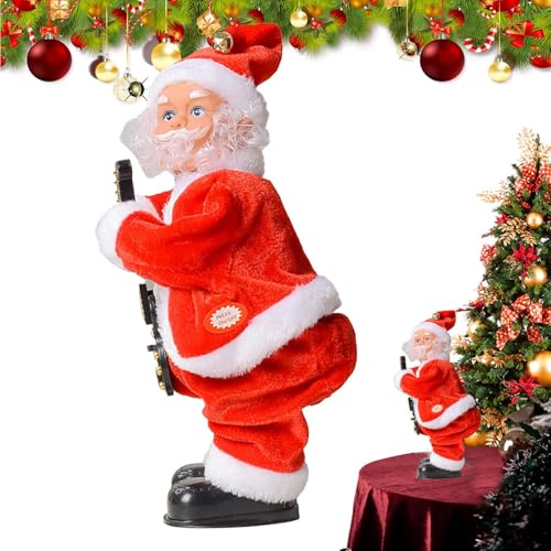 Vibhgtf Twerk Weihnachtsmann-Spielzeug, interaktives Weihnachtsmann-Spielzeug, elektrisch, schwingend, singt und tanzt, Twerk Santa, Twerk, Weihnachtsmann, interaktives Spielzeug Vibhgtf Twerk Weihnachtsmann-Spielzeug, interaktives Weihnachtsmann-Spielzeug, elektrisch, schwingend, singt und tanzt, Twerk Santa, Twerk, Weihnachtsmann, interaktives Spielzeug von Vibhgtf