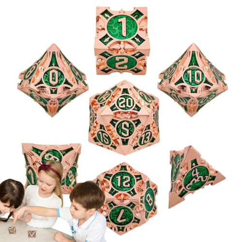 Würfel für Rollenspiele, mehrseitiges Würfelspiel | 7 große und bunte Spielwürfel, lustiges Spielzeug für Kinder für Brettspiele, Familienfeiern, Freundesversammlungen Würfel für Rollenspiele, mehrseitiges Würfelspiel | 7 große und bunte Spielwürfel, lustiges Spielzeug für Kinder für Brettspiele, Familienfeiern, Freundesversammlungen von Vibhgtf