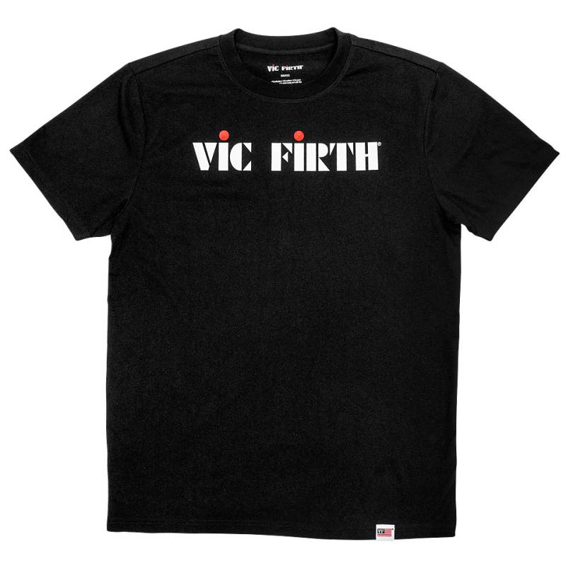 Vic Firth Black Logo Tee S T-Shirt von Vic Firth