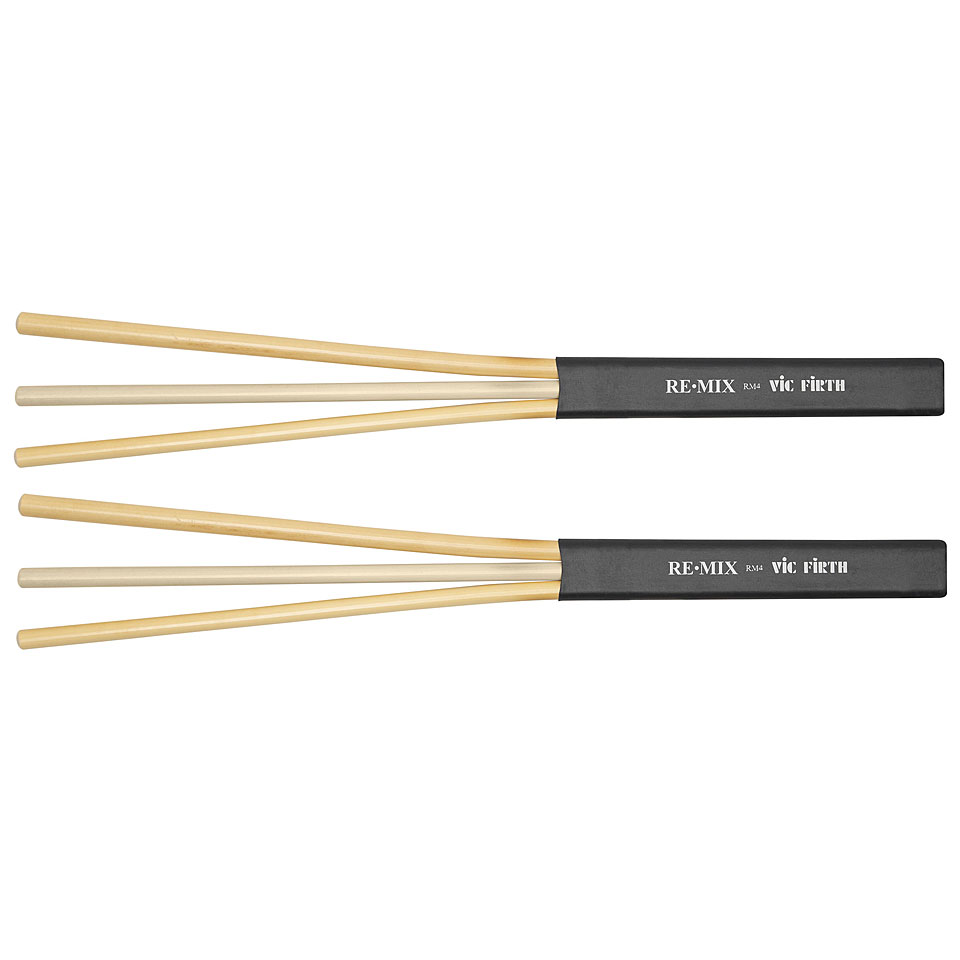 Vic Firth RM4 Remix Brush Birch & Rattan Besen Vic Firth RM4 Remix Brush Birch & Rattan Besen von Vic Firth