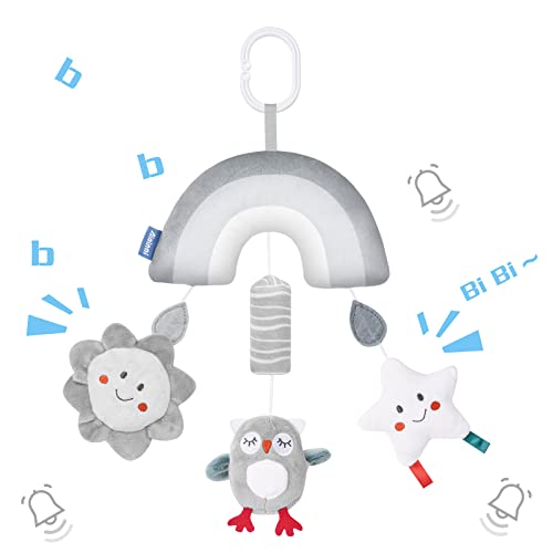 Vicloon Baby Bettglocke Spielzeug,Greifen und Spielen für Babys,Plüschtier mit Glöckchen, Regenbogen-Plüschtier für Babys und Kleinkinder ab 0+ Monaten Vicloon Baby Bettglocke Spielzeug,Greifen und Spielen für Babys,Plüschtier mit Glöckchen, Regenbogen-Plüschtier für Babys und Kleinkinder ab 0+ Monaten von Vicloon