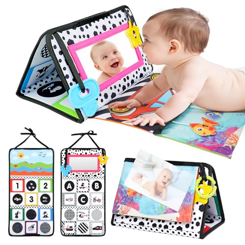 Vicloon Baby Spiegel, Baby Spielzeug Kleinkinderziehung und kognitives Spielzeug Baby Bücher Reisespielzeug Lernspielzeug für Neugeborenes Kleinkinder Baby Training für die Bauchlage ab 0 Monate Vicloon Baby Spiegel, Baby Spielzeug Kleinkinderziehung und kognitives Spielzeug Baby Bücher Reisespielzeug Lernspielzeug für Neugeborenes Kleinkinder Baby Training für die Bauchlage ab 0 Monate von Vicloon