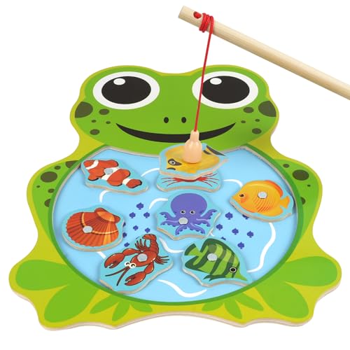 Vicloon Magnetisches Angelspiel, Angeln Spielzeug Montessori Spielzeug ab 2 Jahre Kinderspielzeug Holz Magnetspiel Motorikspielzeug Holz Angelspiel ab 2 Jahre Lernspielzeug Geschenk für Kinder Vicloon Magnetisches Angelspiel, Angeln Spielzeug Montessori Spielzeug ab 2 Jahre Kinderspielzeug Holz Magnetspiel Motorikspielzeug Holz Angelspiel ab 2 Jahre Lernspielzeug Geschenk für Kinder von Vicloon