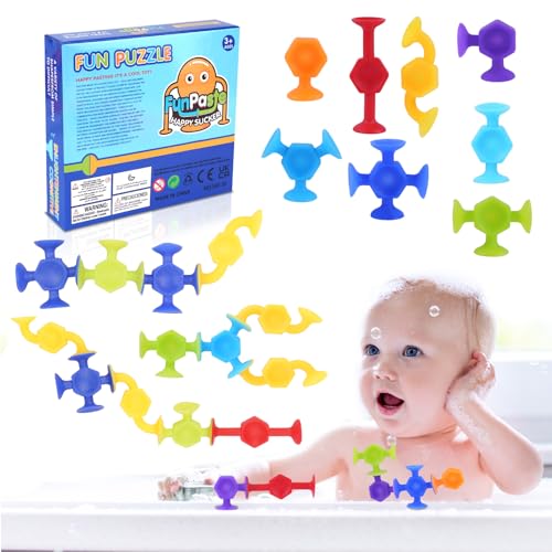 Vicloon Saugnapf Spielzeug, 48 Stück Badespielzeug Kinder Saugspielzeug Kinder Badewannenspielzeug Silikon Bausteine Spielzeug Montessori Spielzeug ab 3 Jahr, Sensorik Spielzeug für 4-8 Jahre Vicloon Saugnapf Spielzeug, 48 Stück Badespielzeug Kinder Saugspielzeug Kinder Badewannenspielzeug Silikon Bausteine Spielzeug Montessori Spielzeug ab 3 Jahr, Sensorik Spielzeug für 4-8 Jahre von Vicloon