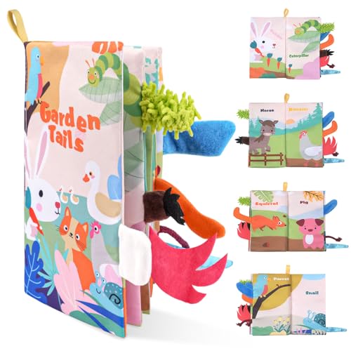 Vicloon Stoffbuch, Bilderbuch aus Stoff mit vielen Fühl und Spieleffekten, Hochwertiges Kleinkindspielzeug, Baby Buch,Wunderschön Gestaltetes Babyspielzeug, Weiches Knisterbuch für Babys (20.5x11.5cm) Vicloon Stoffbuch, Bilderbuch aus Stoff mit vielen Fühl und Spieleffekten, Hochwertiges Kleinkindspielzeug, Baby Buch,Wunderschön Gestaltetes Babyspielzeug, Weiches Knisterbuch für Babys (20.5x11.5cm) von Vicloon