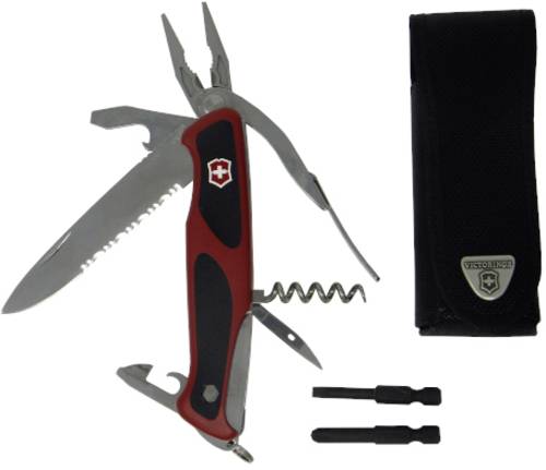 Victorinox RangerGrip 174 0.9728.WC Schweizer Taschenmesser Anzahl Funktionen 17 Rot, Schwarz von Victorinox