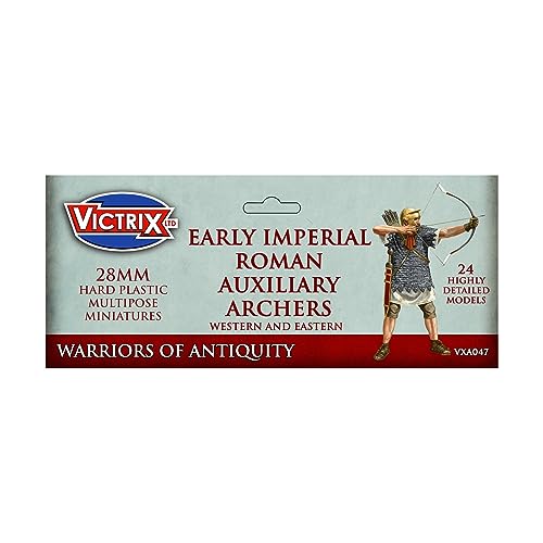 VICTRIX - Frühe kaiserliche römische Hilfsbogenschützen - 24 Figuren - 28 mm Kunststoffminiaturen - Krieger der Antike von VICTRIX
