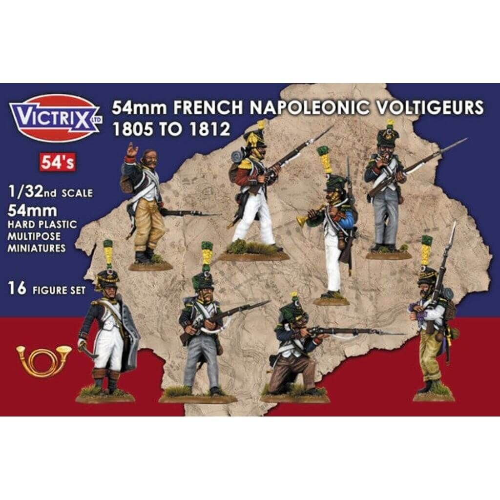 '54mm French Napoleonic Voltigeurs 1805 - 1812' von Victrix