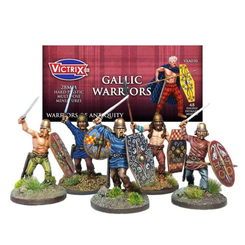 'Unarmoured Gallic Warriors' von Victrix