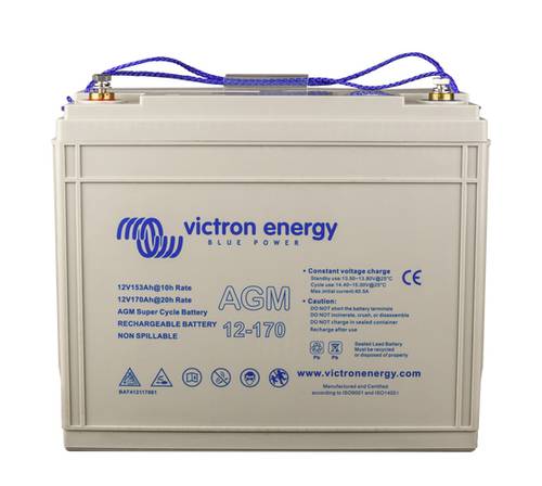 Victron Energy AGM Super Cycle 12V 170Ah BAT412117081 Bleiakku 12V 170Ah Blei-Vlies (AGM) (B x H x T von Victron Energy