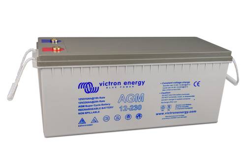 Victron Energy AGM Super Cycle 12V 230Ah BAT412123081 Bleiakku 12V 230Ah Blei-Vlies (AGM) (B x H x T von Victron Energy