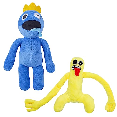2PCs Rainbow Friends Plüsch. Regenbogen Freunde Plüschpuppen. Weiche Puppe Regenbogenfreunde als Geschenk für Jungen und Mädchen. Blue und Yellow. 2PCs Rainbow Friends Plüsch. Regenbogen Freunde Plüschpuppen. Weiche Puppe Regenbogenfreunde als Geschenk für Jungen und Mädchen. Blue und Yellow. von Vicyol S&D