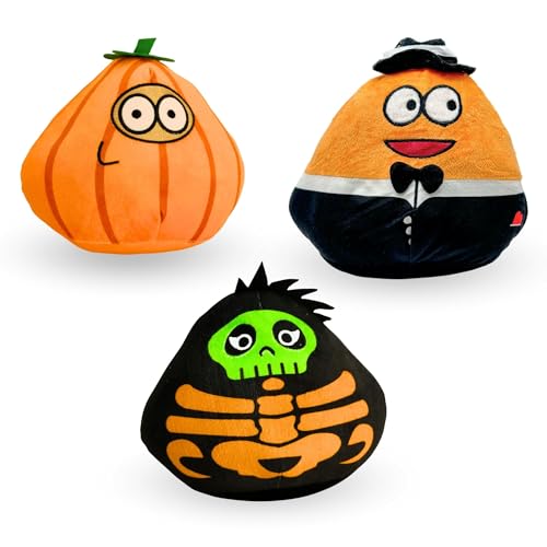 3X Plüsch Puppe Pou. Pou Plüschtier. Kawaii Pou Puppe. Baumwoll-Pou-Spielzeug für Alle Altersgruppen. My Pet Alien Pou Plüschpuppe. Pou Kuscheltier Verkleidet. Pou Gentleman, Skelett und Kürbis 3X Plüsch Puppe Pou. Pou Plüschtier. Kawaii Pou Puppe. Baumwoll-Pou-Spielzeug für Alle Altersgruppen. My Pet Alien Pou Plüschpuppe. Pou Kuscheltier Verkleidet. Pou Gentleman, Skelett und Kürbis von Vicyol S&D