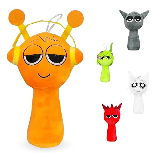 Vicyol S&D Sprun-Ki Plüschtier. Süßes Anime-Plüschtier. Kinder-Horror-Plüschpuppe. Plüschpuppe mit Spielfigur. Sammler-Plüschpuppe für Kinder und Erwachsene. (1Ud Oren) von Vicyol S&D
