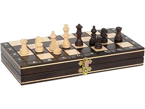 Madelcar Schachspiel, klappbar, Holz, 27 cm von Vidal Regalos