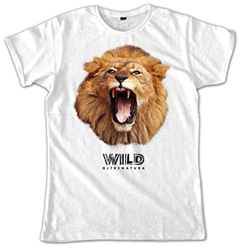 Video Delta – Wild Lion T-Shirt, Herren, in Größe XL von Video Delta