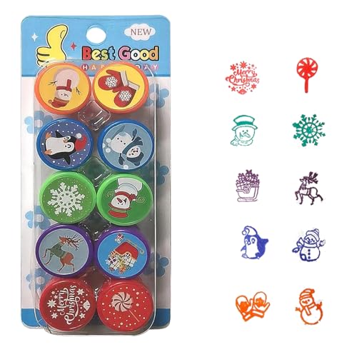 Vidillo 10 Stück sortierte Stempel für Kinder,Weihnachten Plastik Kinder Cartoon Briefmarken,selbstfärbende Stempel,selbstfärbende Weihnachtsstempel,Mitbringsel Kindergeburtstag Partygeschenk Vidillo 10 Stück sortierte Stempel für Kinder,Weihnachten Plastik Kinder Cartoon Briefmarken,selbstfärbende Stempel,selbstfärbende Weihnachtsstempel,Mitbringsel Kindergeburtstag Partygeschenk von Vidillo