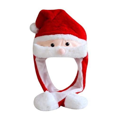 Vidillo Weihnachtsmütze Nikolausmütze Plüsch Unisex Rot Verdickter Samt Santa Hat Weihnachten Classic Hat Weihnachtsmütze Santa Mütze Neujahr Festliche Weihnachtskostüm Party für Erwachsene Kinder von Vidillo