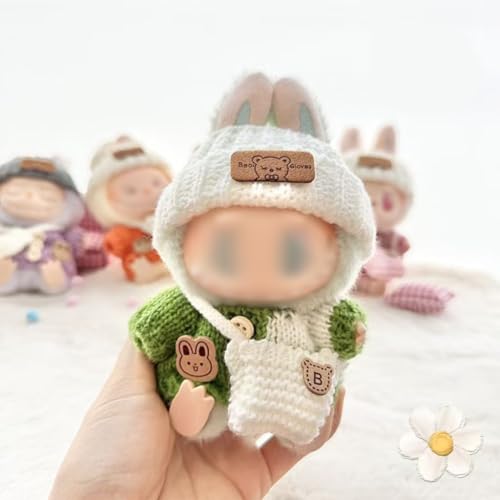 LBB Kleidung,Mini Kuscheltier Kleidung,Kleidung, Hüte, Accessoires,für 17 cm große LBB Puppe(Green) von Viechoes