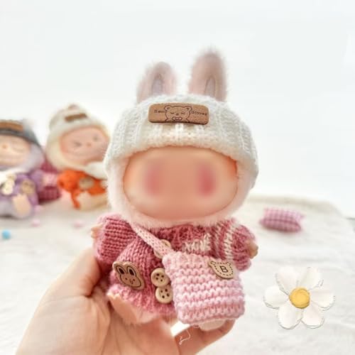 LBB Kleidung,Mini Kuscheltier Kleidung,Kleidung, Hüte, Accessoires,für 17 cm große LBB Puppe (Pink) von Viechoes