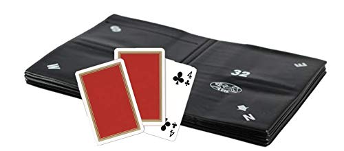 Vier Treff Bridge - Boards/Boardtaschen/Wallets - schwarz, Nummer 1-8 inkl. Spielkarten Vier Treff Bridge - Boards/Boardtaschen/Wallets - schwarz, Nummer 1-8 inkl. Spielkarten von Vier Treff