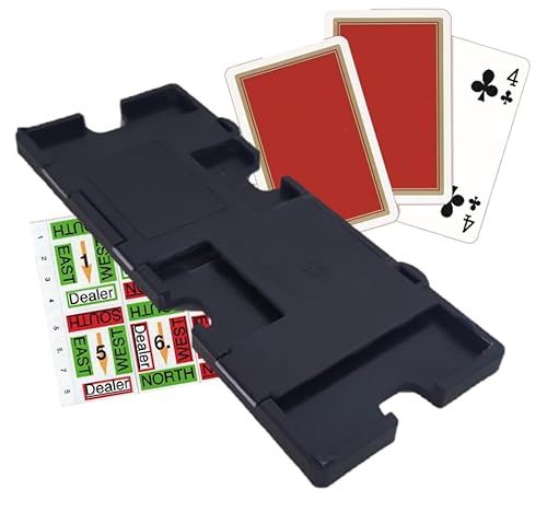 Vier Treff Bridge: Boards - blau inkl. Spielkarten (Nr. 17-24) von Vier Treff