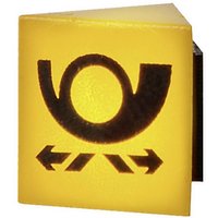 Viessmann Modelltechnik 1371 H0 Reklameschild POST mit LED-Beleuchtung Fertigmodell Viessmann Modelltechnik 1371 H0 Reklameschild POST mit LED-Beleuchtung Fertigmodell von Viessmann Modelltechnik