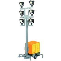VIESSMANN 1343 H0 Leuchtgiraffe auf Anhänger mit 6 LEDs weiß - ersetzt 5143 von Viessmann