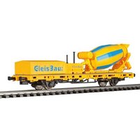 VIESSMANN 2625 H0 Niederbordwagen mit Betonmischer GleisBau, Funktionsmodell für Dreileitersysteme VIESSMANN 2625 H0 Niederbordwagen mit Betonmischer GleisBau, Funktionsmodell für Dreileitersysteme von Viessmann