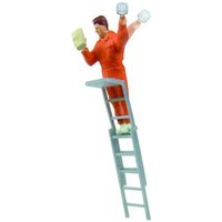 VIESSMANN 5117 H0 Plakatkleber auf Leiter, bewegt VIESSMANN 5117 H0 Plakatkleber auf Leiter, bewegt von Viessmann