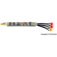 VIESSMANN 5273 Mini-LED Feuer rot-gelb, 3 Stück mit Mikro-Blinkelektronik von Viessmann