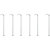 VIESSMANN 60836 H0 Moderne Bahnsteigleuchte Einfach LED 5+1 Set von Viessmann