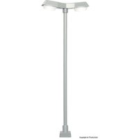 VIESSMANN 60971 H0 Straßenleuchte modern, doppelt, Kontaktstecksockel, 2 LEDs weiß von Viessmann