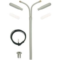 VIESSMANN 6723 H0 Bausatz Peitschenleuchte, doppelt, LED weiß von Viessmann