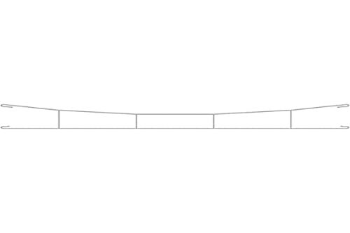 Viessmann 4133 - H0 Fahrdraht 142,0 mm, 5 Stück, Mehrfach von Viessmann