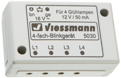 Viessmann 5030 - H0 Vierfach-Blinkgerät von Viessmann