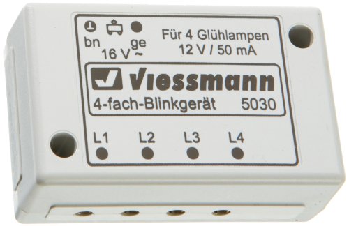Viessmann 5030 - H0 Vierfach-Blinkgerät Viessmann 5030 - H0 Vierfach-Blinkgerät von Viessmann