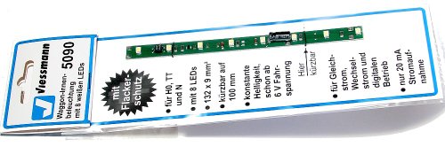 Viessmann 5090 - N LED-Waggon-Innenbeleuchtung mit weißen LEDs von Viessmann
