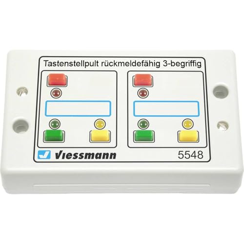 Viessmann 5548 - Tasten-Stellpult, rückmeldefähig von Viessmann