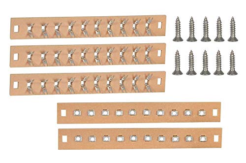 Viessmann 68475 - 10-polig Lötleisten mit Schrauben, 5 Stück von Viessmann