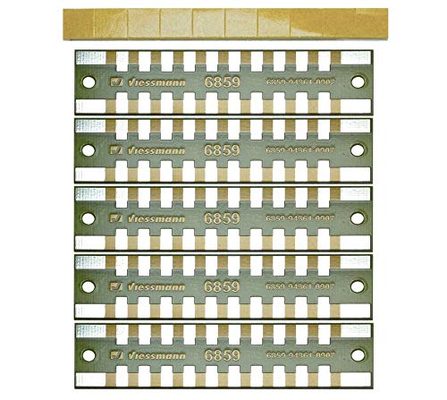 Viessmann 6859 - Löt-Verteilerleisten 2-polig, 5 Stück von Viessmann