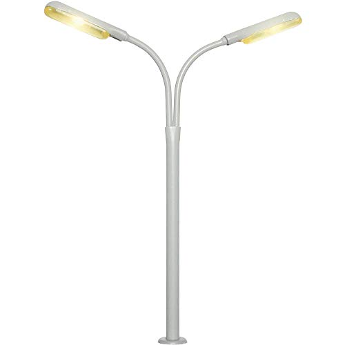 Viessmann Modelltechnik H0 Peitschenleuchte doppelt Fertigmodell 6096 1 St. von Viessmann