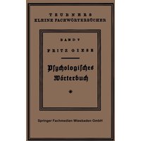 Psÿchologisches Wörterbuch von Vieweg & Teubner