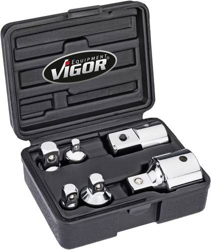 Vigor V1293 Steckschlüssel-Adapter-Set Antrieb 1/4  (6.3 mm), 3/8  (10 mm), 1/2  (12.5 mm), 3/4 von Vigor