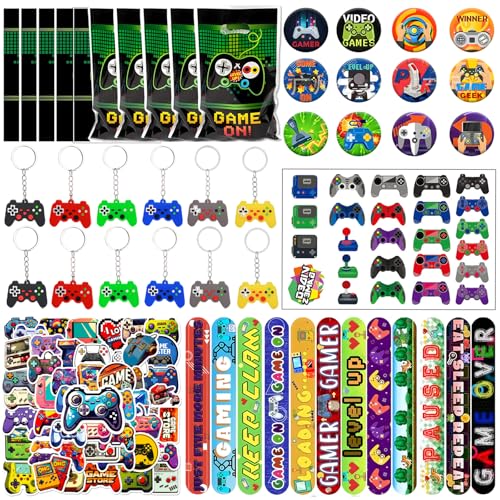 Viicoor Videospiel Party Mitgebsel Kindergeburtstag Gaming Party Zubehör Set, Party Deko für Kindergeburtstag, Spielparty Dekoration für Klassenzimmer Preise Jungen Kinder Geburtstag von Viicoor