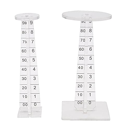 Flying Miniatures Combat Riser (Set mit 2 Stück) Acryl lasergeschnittener Flugständer Gelände von 0 bis 3047.7 m perfekt für D&D, Dungeons and Dragons, Warhammer und andere Tisch-RPG von VIIPHA